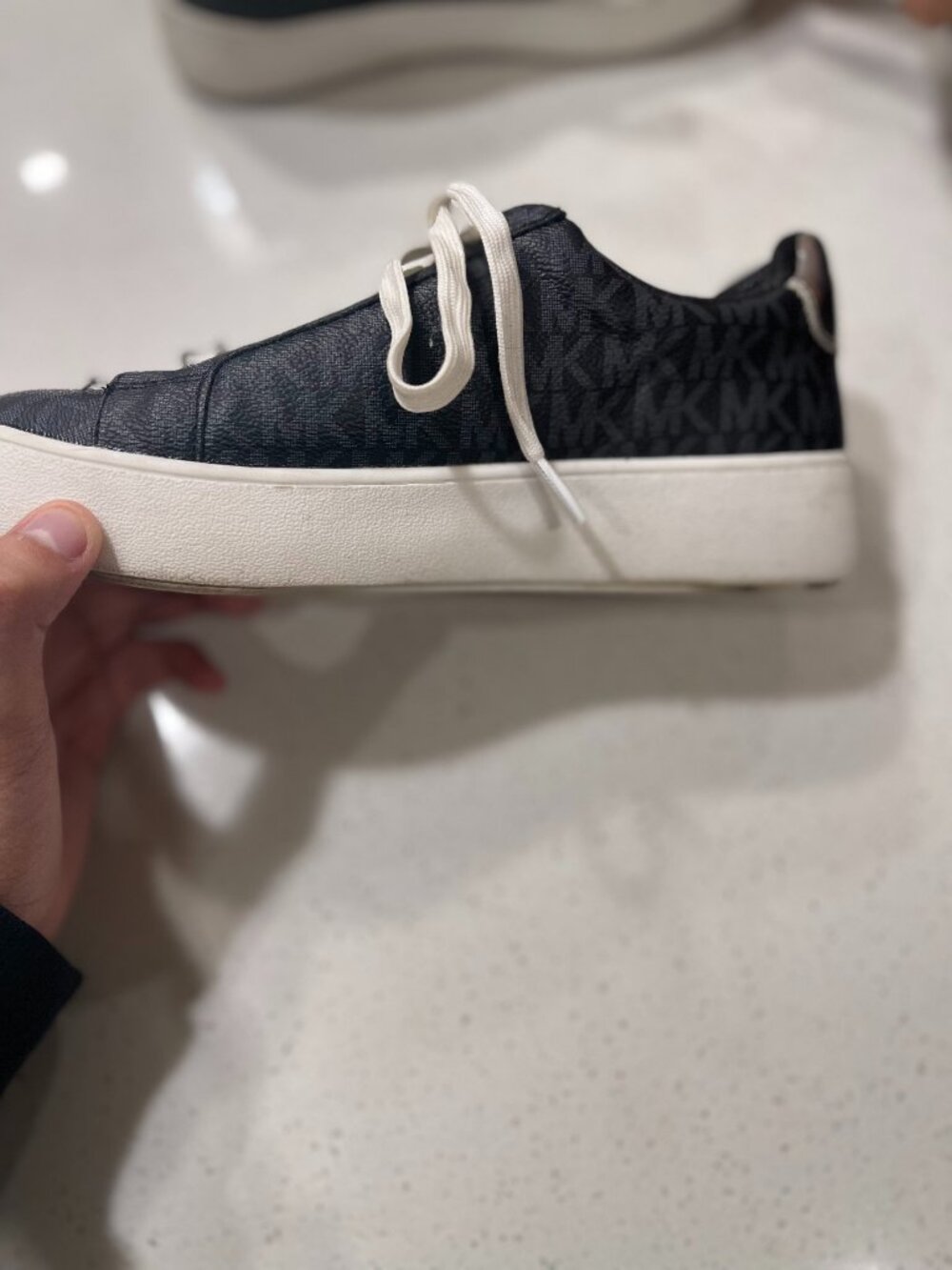 Black/Silver Michael Kors sneakers